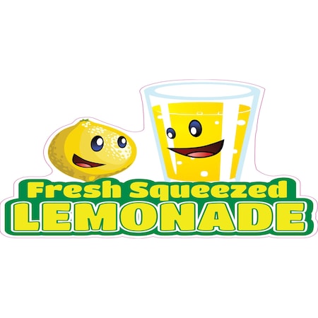 LEMONADE DECAL Sticker Stand Fresh Squeezed Lemon Supplies Stand Trailer